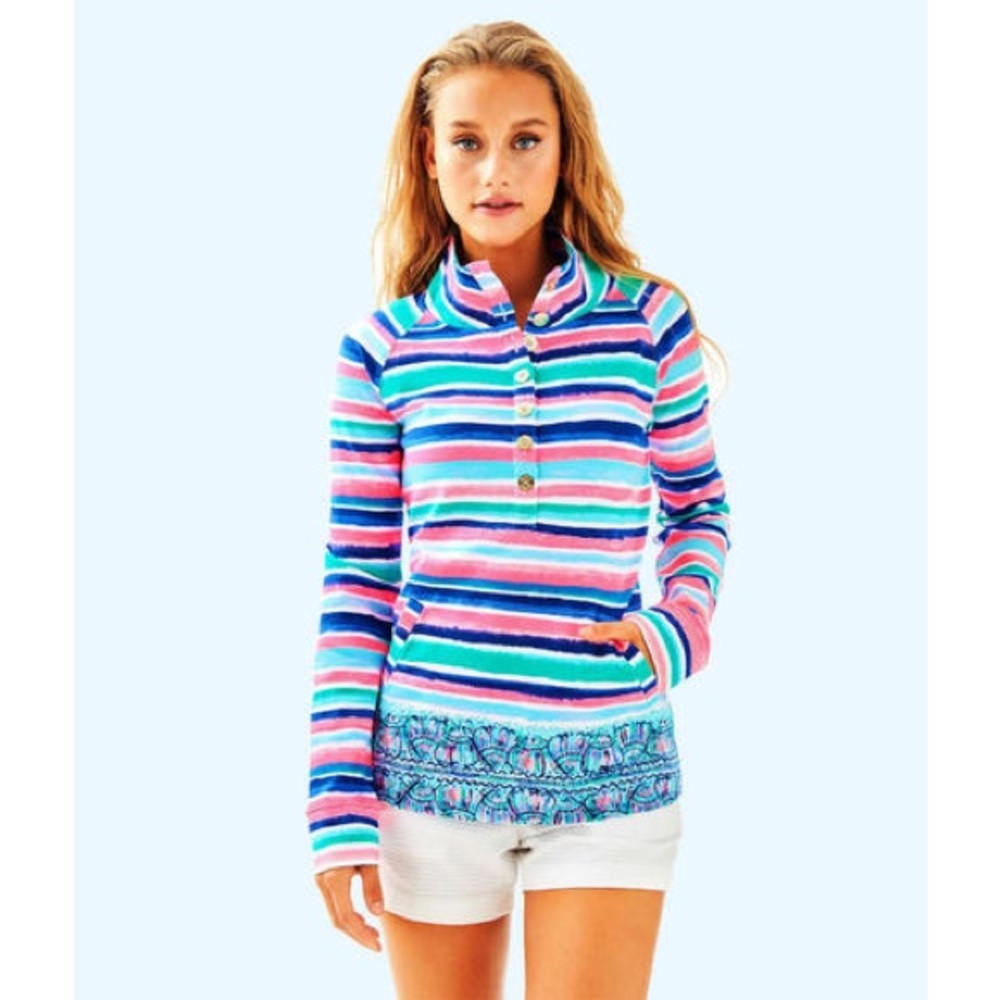 Lilly Pulitzer Captain Popover XL in Sandy Shell